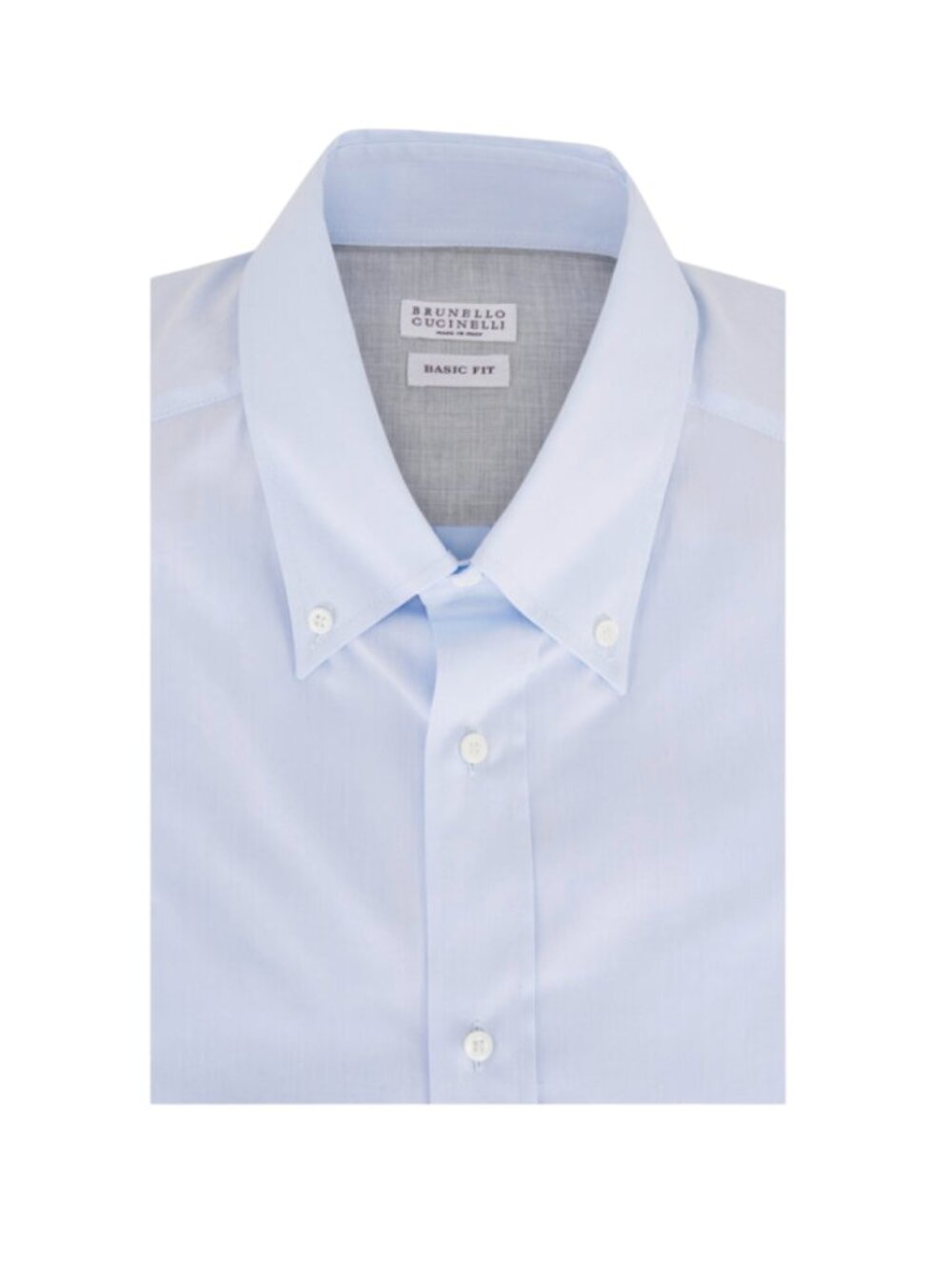 Brunello Cucinelli Basic Fit Sport Dress Shirt Mens Large Blue Long Sleeve - Picture 12 of 13